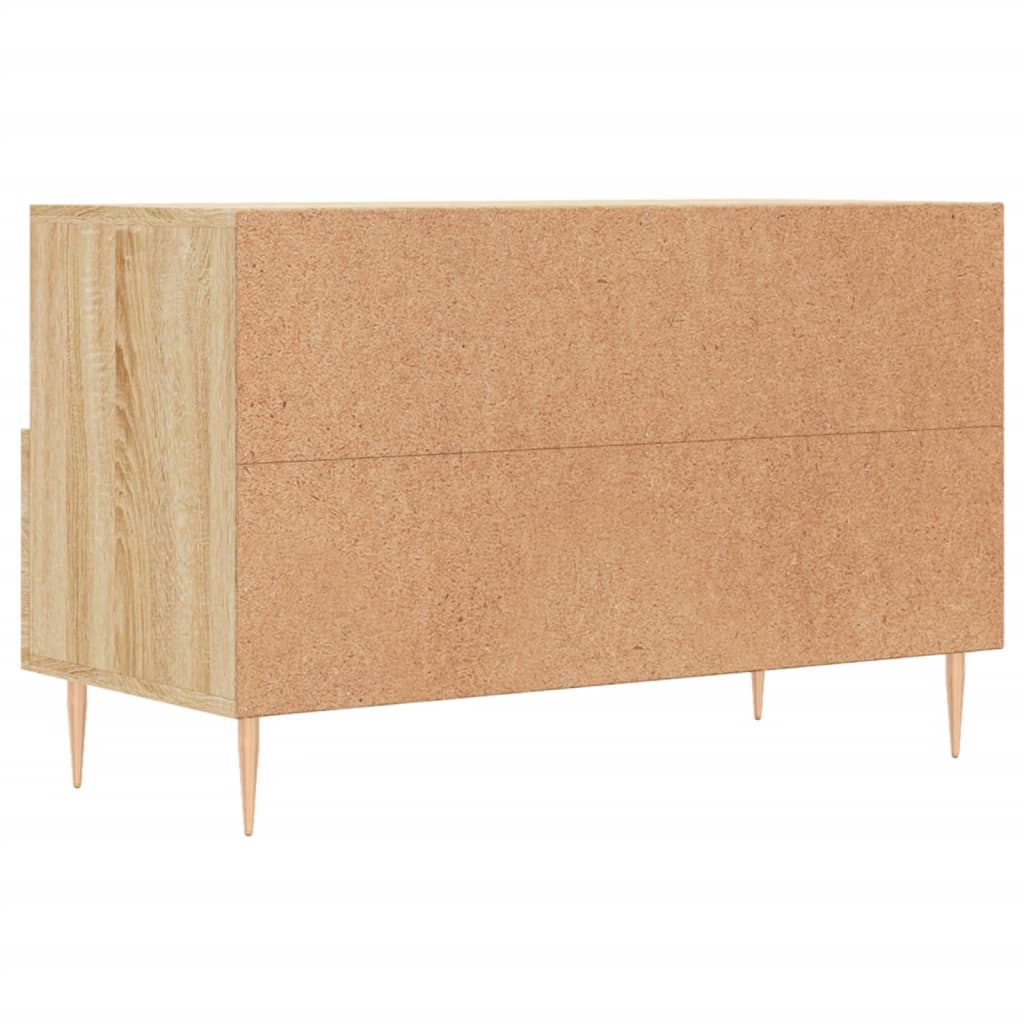 Meuble TV Chêne sonoma 80x36x50 cm Bois d'ingénierie