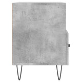 Meuble TV Gris béton 80x36x50 cm Bois d'ingénierie