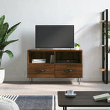 Meuble TV Chêne marron 80x36x50 cm Bois d'ingénierie