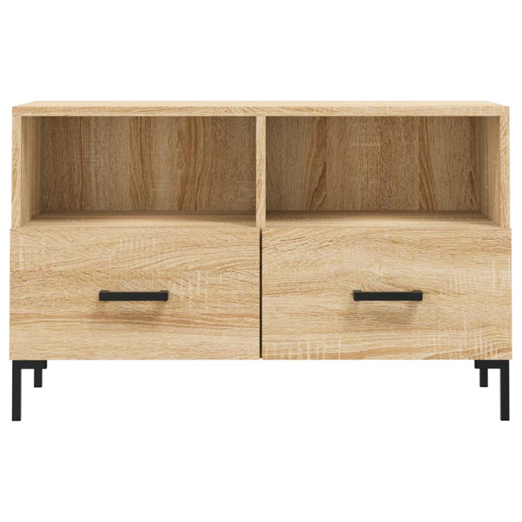 Meuble TV Chêne sonoma 80x36x50 cm Bois d'ingénierie