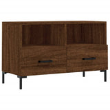 Meuble TV Chêne marron 80x36x50 cm Bois d'ingénierie