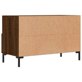 Meuble TV Chêne marron 80x36x50 cm Bois d'ingénierie