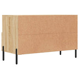 Meuble TV Chêne sonoma 80x36x50 cm Bois d'ingénierie