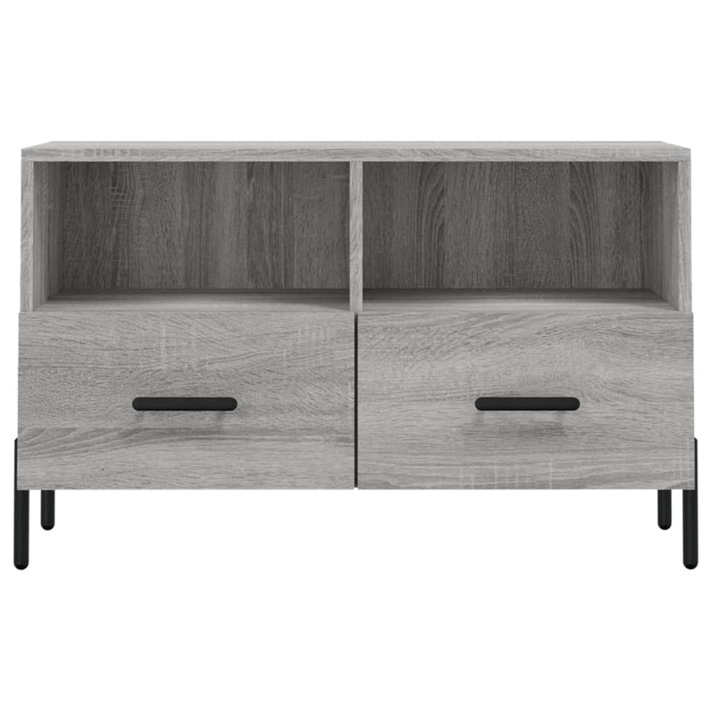 Meuble TV Sonoma gris 80x36x50 cm Bois d'ingénierie