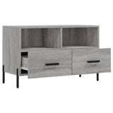 Meuble TV Sonoma gris 80x36x50 cm Bois d'ingénierie