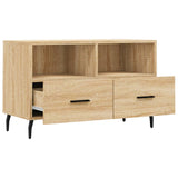 Meuble TV Chêne sonoma 80x36x50 cm Bois d'ingénierie