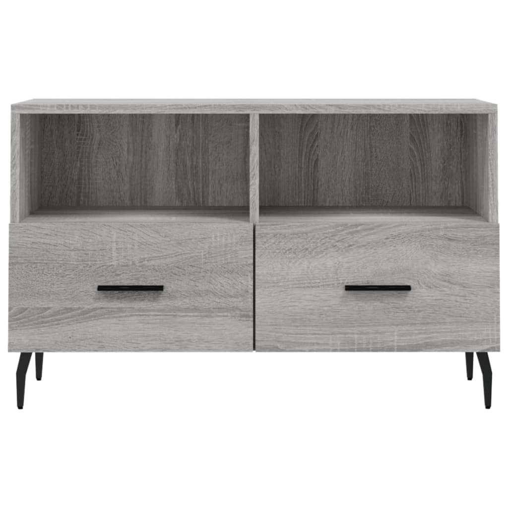 Meuble TV Sonoma gris 80x36x50 cm Bois d'ingénierie