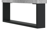 Meuble TV Gris béton 80x36x50 cm Bois d'ingénierie