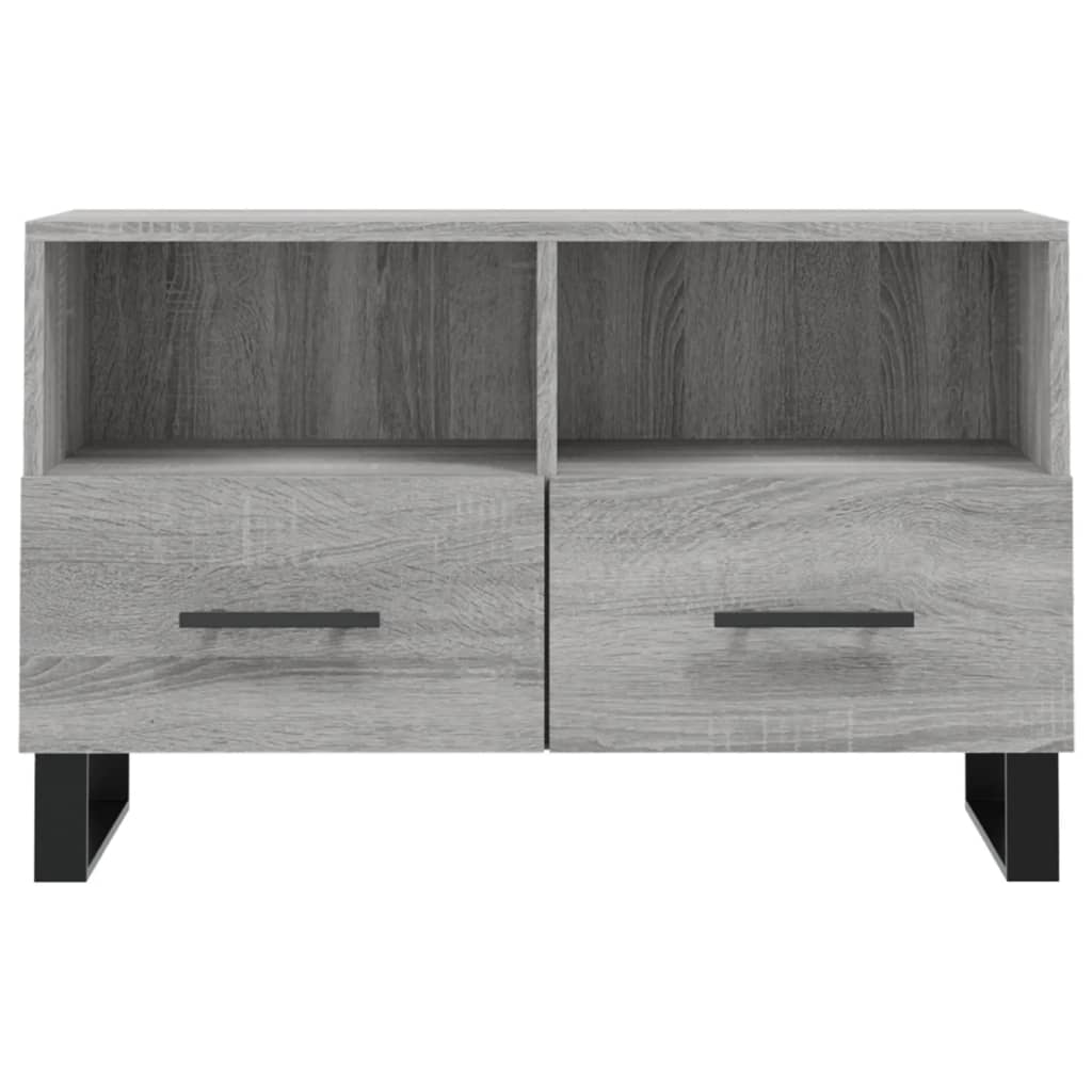 Meuble TV Sonoma gris 80x36x50 cm Bois d'ingénierie