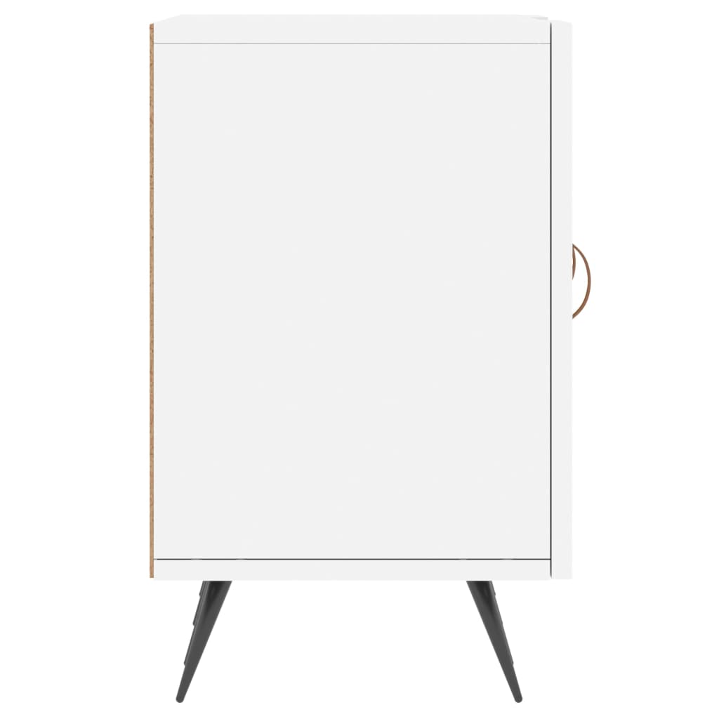 Meuble TV blanc 150x30x50 cm bois d'ingénierie