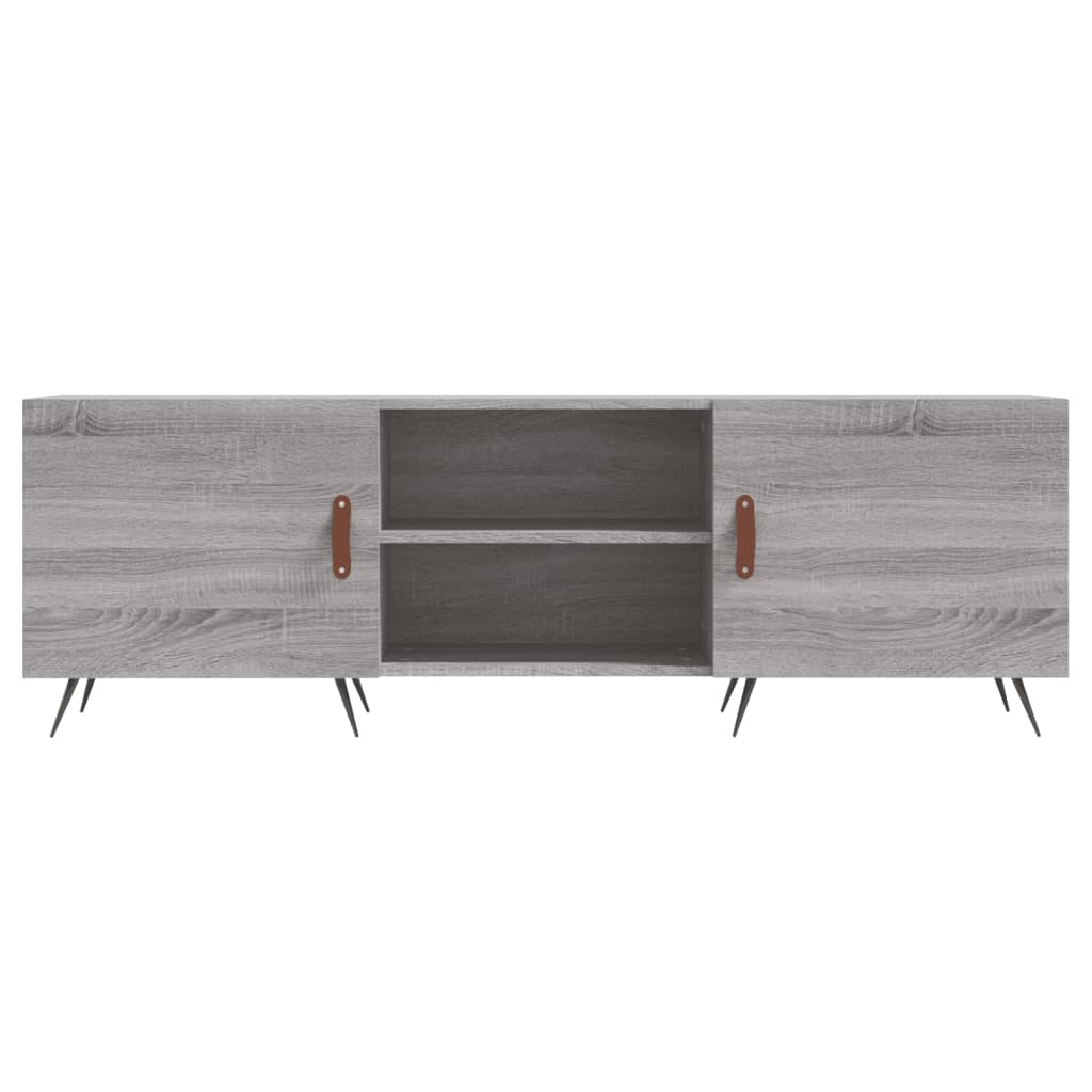 Meuble TV sonoma gris 150x30x50 cm bois d'ingénierie