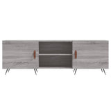 Meuble TV sonoma gris 150x30x50 cm bois d'ingénierie