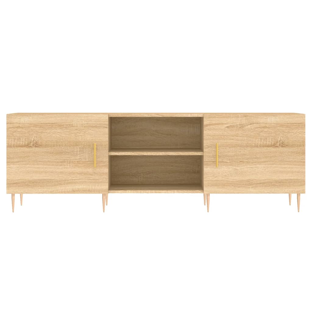 Meuble TV chêne sonoma 150x30x50 cm bois d'ingénierie