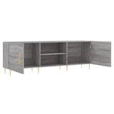 Meuble TV sonoma gris 150x30x50 cm bois d'ingénierie