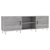 Meuble TV sonoma gris 150x30x50 cm bois d'ingénierie