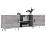 Meuble TV sonoma gris 150x30x50 cm bois d'ingénierie