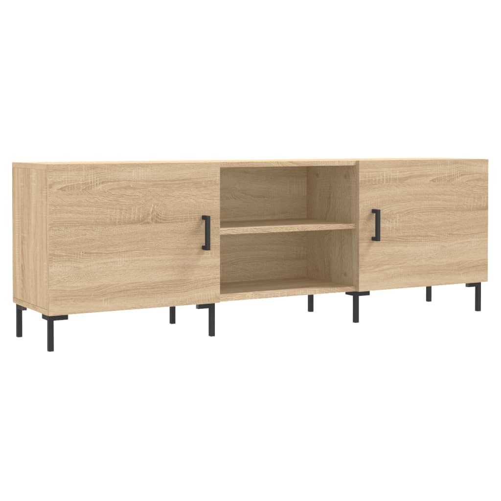 Meuble TV chêne sonoma 150x30x50 cm bois d'ingénierie