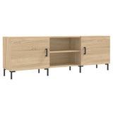 Meuble TV chêne sonoma 150x30x50 cm bois d'ingénierie