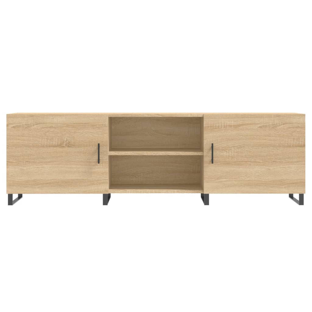 Meuble TV chêne sonoma 150x30x50 cm bois d'ingénierie