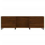 Meuble TV chêne marron 150x30x50 cm bois d'ingénierie