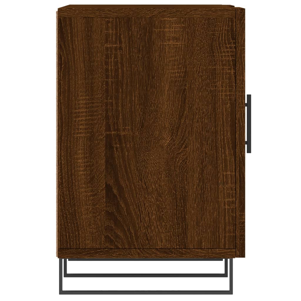 Meuble TV chêne marron 150x30x50 cm bois d'ingénierie