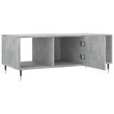 Betongrauer Couchtisch 102x50x40 cm, Holzwerkstoff