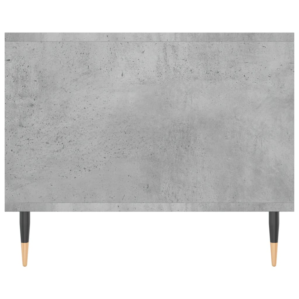 Betongrauer Couchtisch 102x50x40 cm, Holzwerkstoff