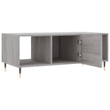 Sonoma grauer Couchtisch 102x50x40 cm, Holzwerkstoff