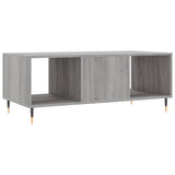 Sonoma grauer Couchtisch 102x50x40 cm, Holzwerkstoff