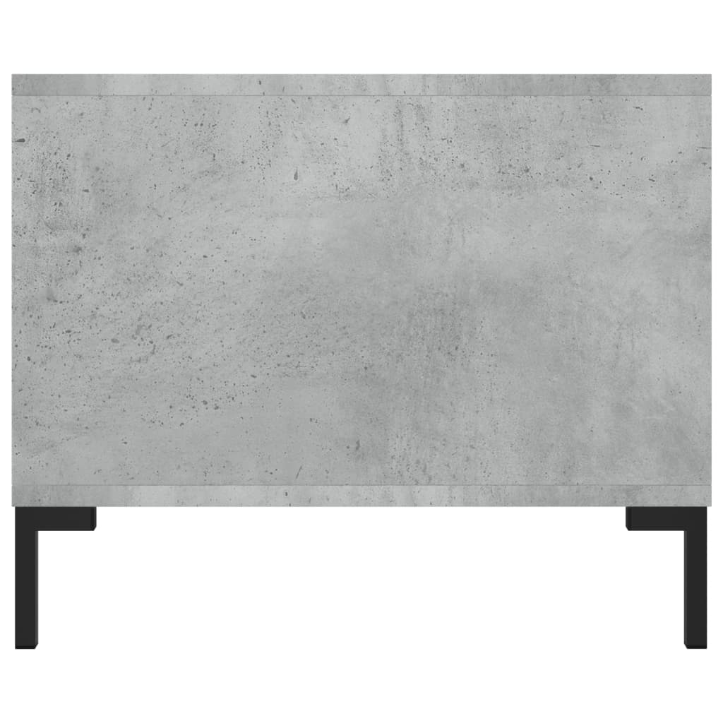 Betongrauer Couchtisch 102x50x40 cm, Holzwerkstoff