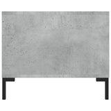 Betongrauer Couchtisch 102x50x40 cm, Holzwerkstoff