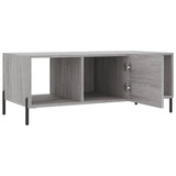 Sonoma coffee table gray 102x50x40 cm engineered wood