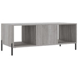 Sonoma coffee table gray 102x50x40 cm engineered wood