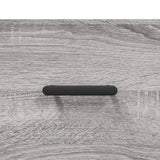 Sonoma coffee table gray 102x50x40 cm engineered wood