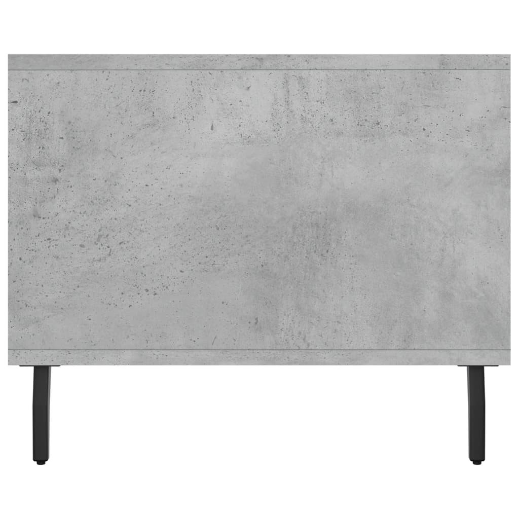 Betongrauer Couchtisch 102x50x40 cm, Holzwerkstoff