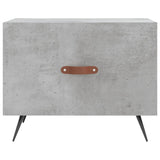 Concrete gray coffee table 50x50x40 cm engineered wood