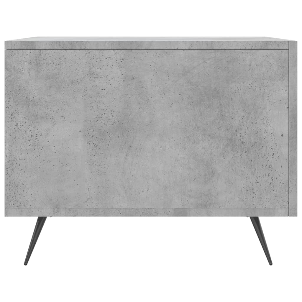 Concrete gray coffee table 50x50x40 cm engineered wood