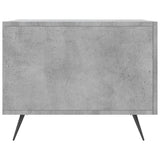 Concrete gray coffee table 50x50x40 cm engineered wood