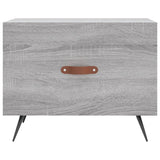 Coffee tables 2 pcs sonoma gray 50x50x40 cm engineered wood