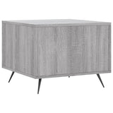 Coffee tables 2 pcs sonoma gray 50x50x40 cm engineered wood