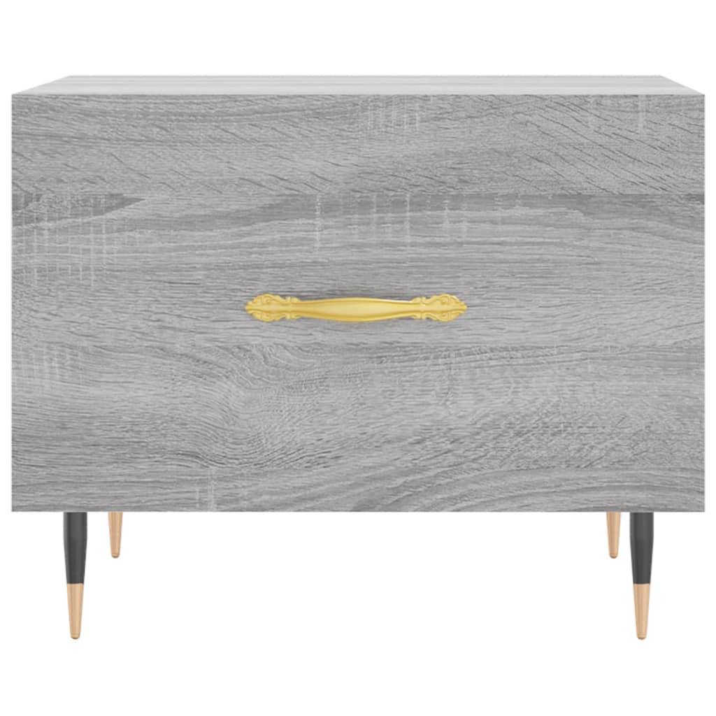 Sonoma coffee table gray 50x50x40 cm Engineered wood