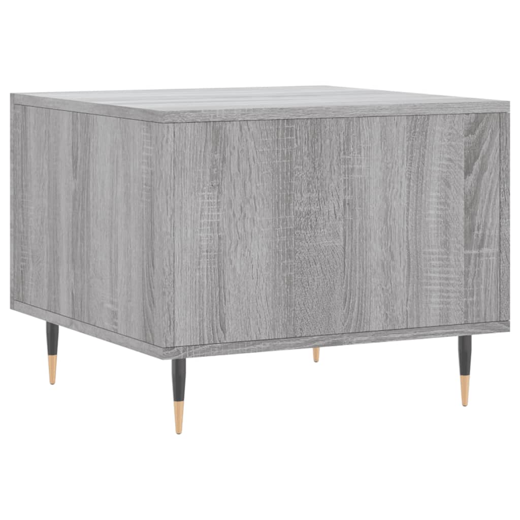 Sonoma coffee table gray 50x50x40 cm Engineered wood