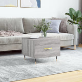 Sonoma coffee table gray 50x50x40 cm Engineered wood