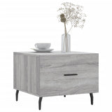 Sonoma coffee table gray 50x50x40 cm Engineered wood