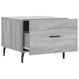 Sonoma coffee table gray 50x50x40 cm Engineered wood