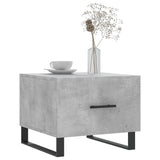 Coffee tables 2 pcs concrete gray 50x50x40 cm engineered wood