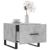 Coffee tables 2 pcs concrete gray 50x50x40 cm engineered wood