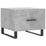 Coffee tables 2 pcs concrete gray 50x50x40 cm engineered wood