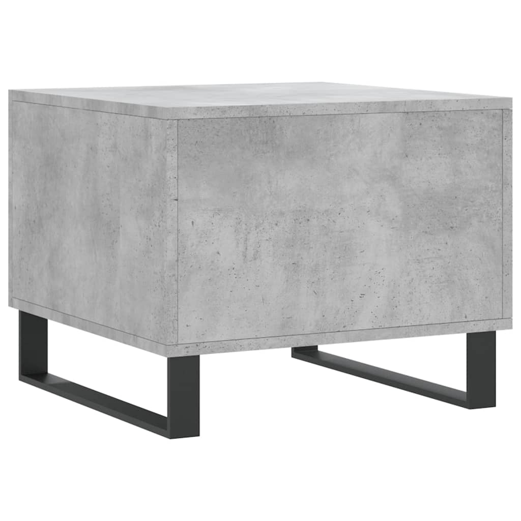 Coffee tables 2 pcs concrete gray 50x50x40 cm engineered wood