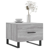 Sonoma coffee table gray 50x50x40 cm Engineered wood